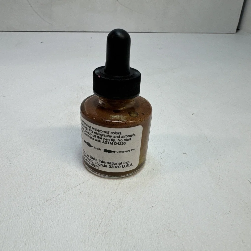 Iridescent Calligraphy Ink, Copper Plate Gold, 11R Bottle